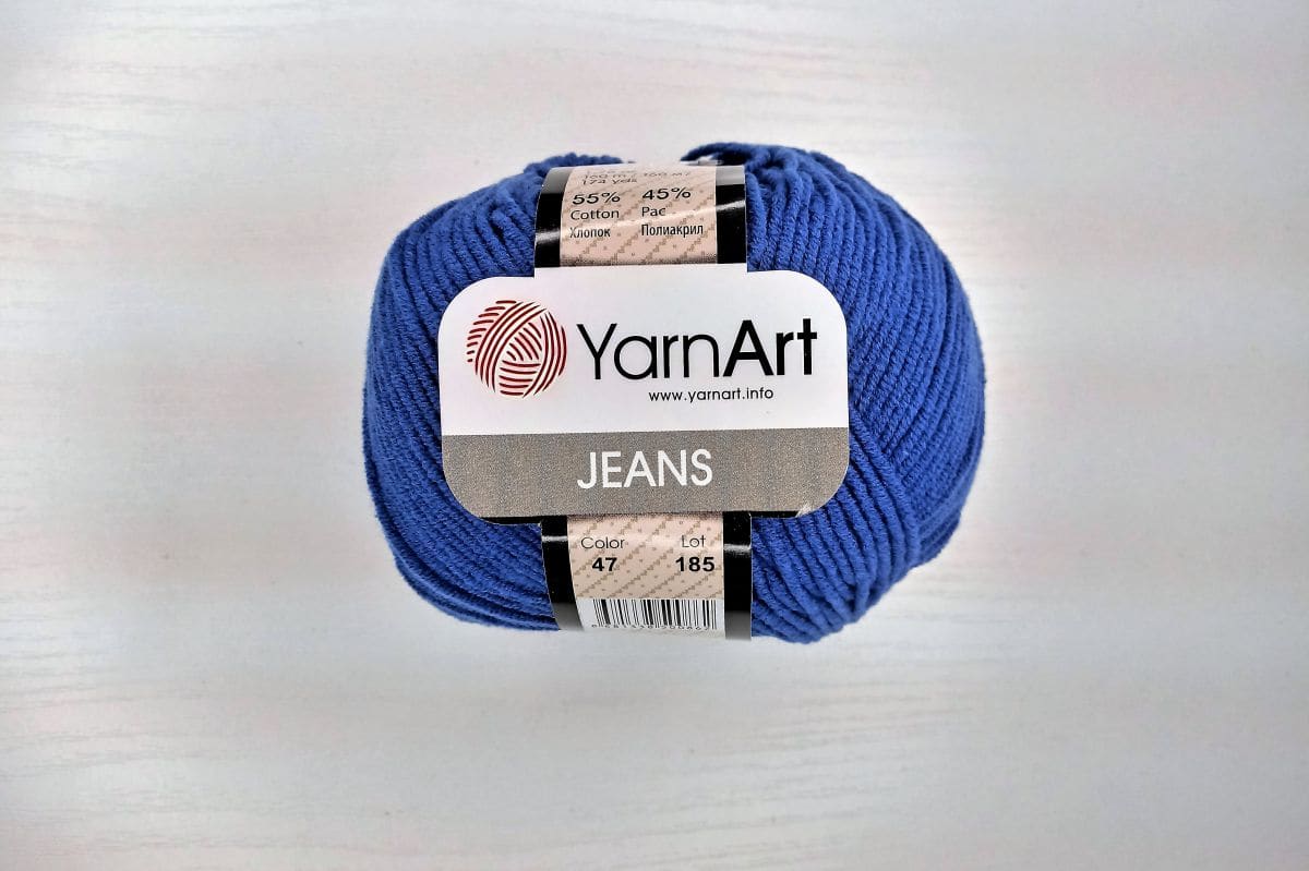 Włóczka YarnArt  Jeans - 0047 (chabrowy)